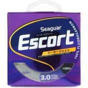Resim SEAGUAR ESCORT Florokarbon Olta İpi - 100m/330ft Şeffaf Beyaz, 1.36KG-4.54KG Test Dayanıklılığı, Ultra Yumuşak Aşınmaya Dirençli Lider Hattı, Tuzlu ve Tatlı Su Yüzme için, Tuz Direnci 
