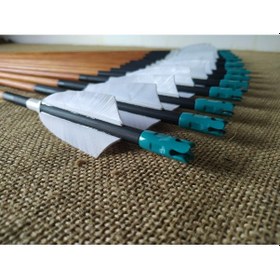 Resim Geleneksel Baturgezli Ahşap Ok 