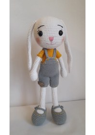 Resim Amigurumi Sarı Kulaklı Oyuncak 
