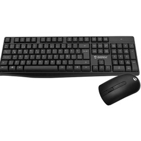 Resim TREND Everest KM-7500 Siyah Kablosuz Q Multimedia Klavye + Mouse Set 