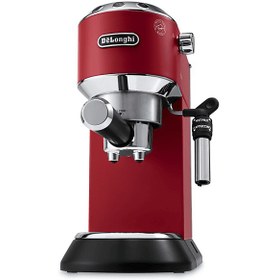Resim Espresso makinesi DeLonghi Dedica Style EC 685, 15 bar, 1300 W, Kırmızı - Siyah 