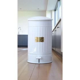 Resim PremiumPort Çelik Pedallı 30L Mutfak ve Banyo Çöp Kovası, Şık ve Pratik Kullanım 