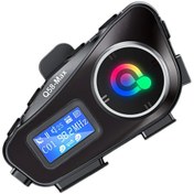 Resim Q58 Max İntercom Kask Kulaklık Ekranlı Model Fm Radyo Özellikli 