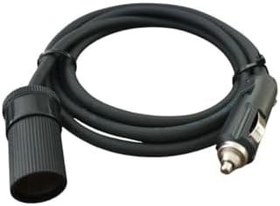 Resim Araç Çakmaklık Uzatma Kablosu 12-24 Volt 16 Amper 2 X1,5mm TTR Bakır 2 Mt-Siyah 