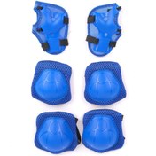 Resim F-sports Dizlik Dirseklik Koruyucu Seti Mavi FR38811 