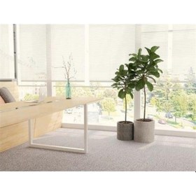 Resim Nuano Consept Silindir Serisi Yuvarlak Saksı Koyu Gri 50x60 