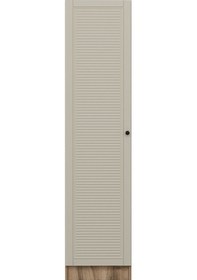 Resim Minar Kale 1 Kapaklı Dolap Mebran Panjur 190cm - Dore/kumtaşı - Askılıklı Çok Renkli 