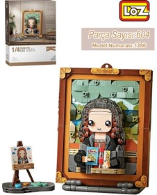 Resim Loz Creative Serisi Şövale Figürlü Ve Tablo 604 Parça Oyuncak Yapım Seti Fflz-1286 