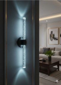 Resim Bhbackhome Bubbleflux Large Şık Tasarım Modern Ledli Aplik 51 Cm Antrasit Rgb Elektrikli Kumandalı Antrasit 