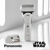 Resim Panasonic Elektrikli Tıraş Makinesi, Special Edition Star Wars Stormtrooper Tasarım, 3 Bıçaklı Kesme Sistemli Islak Kuru Erkek Tıraş Makinesi ve Açılır Düzeltici - ES-SWLT2W 