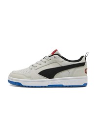 Resim Puma Rebound V6 Sneaker Jr Erkek Çocuk Ayakkabı 40063801 Gri 