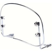 Resim Tongdashop Evrensel Motorcycle Scooter Rüzgarlık Beyaz Wind Deflector Spoiler Ekran 
