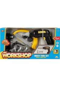 Resim Mey İthalat 4622 Toys My Worhop Elektronik Tornavida Tamir Seti 11 Parça 