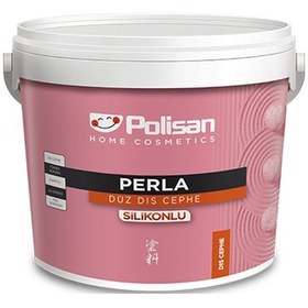Resim Polisan Siyah Renk Polisan Perla Silikonlu Dış Cephe Boyası 2.5 L Siyah 