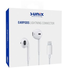 Resim Sunix Lightning Girişli Kulak İçi Mikrofonlu Kulaklık - iPhone için M50 Plus 