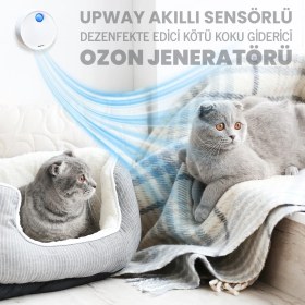 Resim Upway Akıllı Koku Giderici Ozon Cihazı - Banyo, Mutfak ve Evcil Hayvan Alanları 