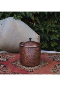 Resim Bakır Baharatlık Çekiç Dövme Oksitli Renk (Tekli) Oksit Bakır 