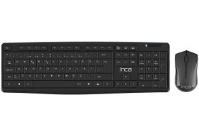 Resim Inca IWS-538 Wireless Slim Dizayn Soft Touch Q Klavye & Mouse Set 
