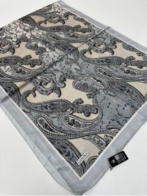 Resim Qashka Saten İpek Şal Etro Desen Lbt0103-41273 Çok Renkli 