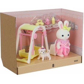 Resim Bay Dreamy Mini Tavşan Aksesuarlı Salıncak Seti 