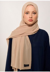 Resim Mayovera Eşarp-şifonlu Şal-bej Bej 