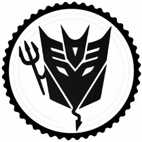 Resim Maske Cadı Tasarım Sticker 10 X 10 Cm 