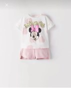 Resim minibabystore Minnie Kız Bebek Alt Üst Takım 