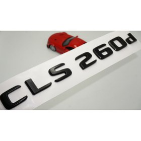 Resim CLS 260d Bagaj Parlak Siyah ABS 3M 3D Yazı Logo 