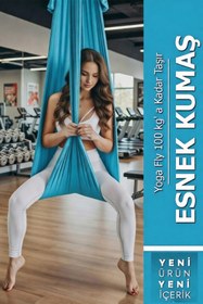 Resim Bundeba Yoga Fly Hamağı +Plus Esnek Hamak, Antigravity Askılı Yoga Denge Spor Aleti 