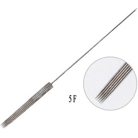 Resim 5f Düz Tip Kalıcı Makyaj İğnesi 