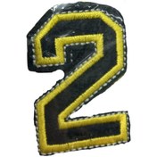Resim Aplike Ütü İle Yapışan 2 Rakamı Arma 2x4 cm 