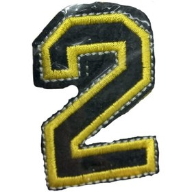 Resim Aplike Ütü İle Yapışan 2 Rakamı Arma 2x4 cm 