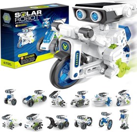 Resim Masroo 12 in 1 Solar Robot 8-9-10-11-12 Yaş STEM Kiti 