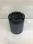 Resim KMS Kumsar Gri Özel Desenli Kül Tablası Metal Kokusuz Küllük 