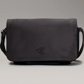 Resim Calvin Klein OVER WEBBING CAMERA Erkek Siyah Omuz Çanta 