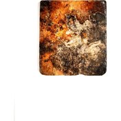 Resim Şeker Portakalım Dekoratif Figürlü Doğal Taş Gider Kapağı Banyo Süsü Tekli 10 x 10 cm 