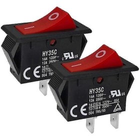 Resim Endüstriyel Kullanıma Uygun Hy35c Şalter Onoff 125v 12a Siyah. 