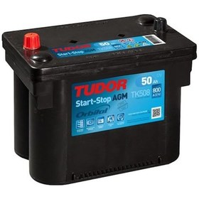 Resim Tudor 12V 50 Ah Akü Agm Orbital 800 A (En) (Start-Stop) (260*173* / 521085906 