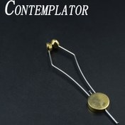 Resim CONTEMPLATOR Premium Pirinç & Paslanmaz Çelik Sinek Bağlama Aracı - Standart Boyut, Hassas Balıkçılık Yemleri için Yay Ağızlı Bobin Tutucu, CONTEMPLATOR 