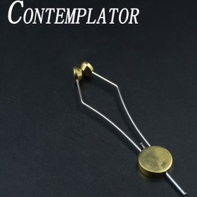 Resim CONTEMPLATOR Premium Pirinç & Paslanmaz Çelik Sinek Bağlama Aracı - Standart Boyut, Hassas Balıkçılık Yemleri için Yay Ağızlı Bobin Tutucu, CONTEMPLATOR 