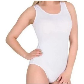 Resim 6 Adet Anıt Bayan Geniş Askılı Çıtçıtlı Body 4059 Beyaz 