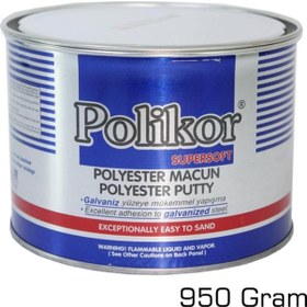 Resim Polikor 6'lı Paket Polyester Macun 800 Gram 098934 