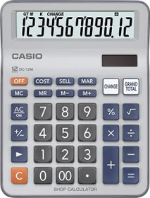 Resim Casio DC-12M-W-DP 12 Haneli Masaüstü Hesap Makinesi 
