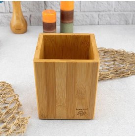 Resim Miccho - Dönen Kaşıklık Kare Bambu 