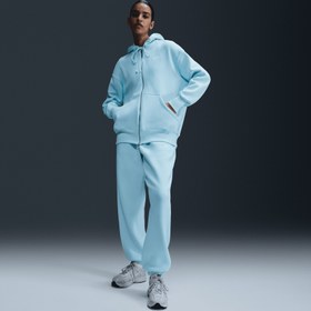 Resim Nike Sportswear Phoenix Fleece Kadın Mavi Eşofman Üstü 