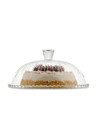 Resim Patisserie Kapaklı Cam Fanus Kek Fanusu 96873 Sade 