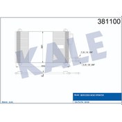 Resim Klima Kondenseri Sprinter (Al/Al) (665X371X16) 504640580 