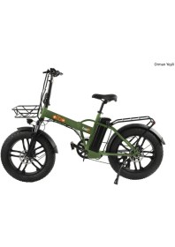 Resim Heugers Alba Fold F Premium 2026 Orman Yeşili Elektrikli Katlanır Bisiklet – 48V 10AH, Nfc LCD Gösterge, Shimano Hidrolik Fren 