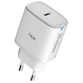 Resim Linktech LSC-C309 20W Pd 3.0 Usb-c Şarj Adaptörü 