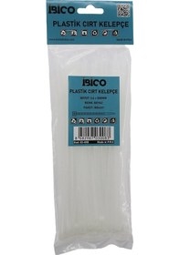 Resim Beyaz 3.6x200mm Plastik Cırt Kelepçe 100pcs 4989 